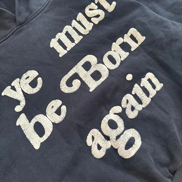 (M) Ye Must Be Born Again Hoodie – Black - Picture 2 of 4